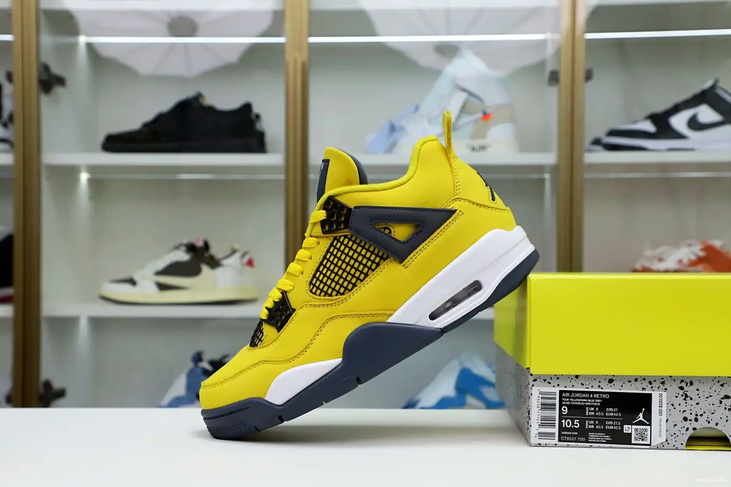 Kimikick AIR AIR RETRO 'LIGHTNING' JORDAN 2021 JORDAN 4 0619